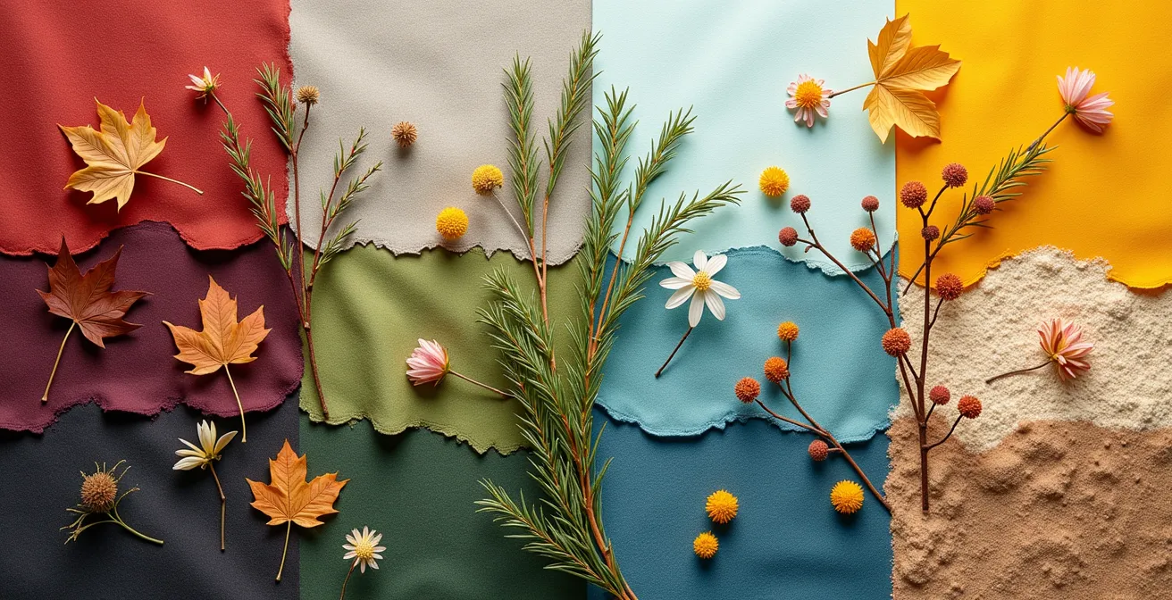 Farbpaletten inspiriert von deutschen Landschaften für jede Jahreszeit