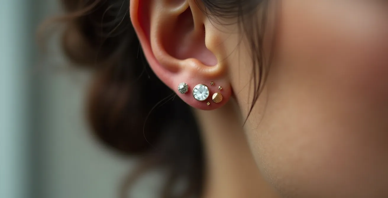 Curated Ear Trend bürokonform gestylt für deutsche Geschäftsfrauen