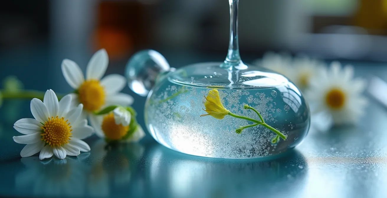 Konservierung von Hochzeitsblüten in Harzschmuck