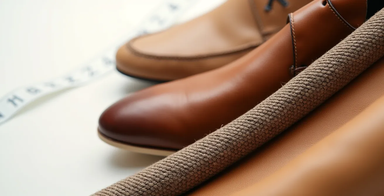 Nahaufnahme verschiedener Ledermaterialien mit sichtbaren Stretch-Eigenschaften